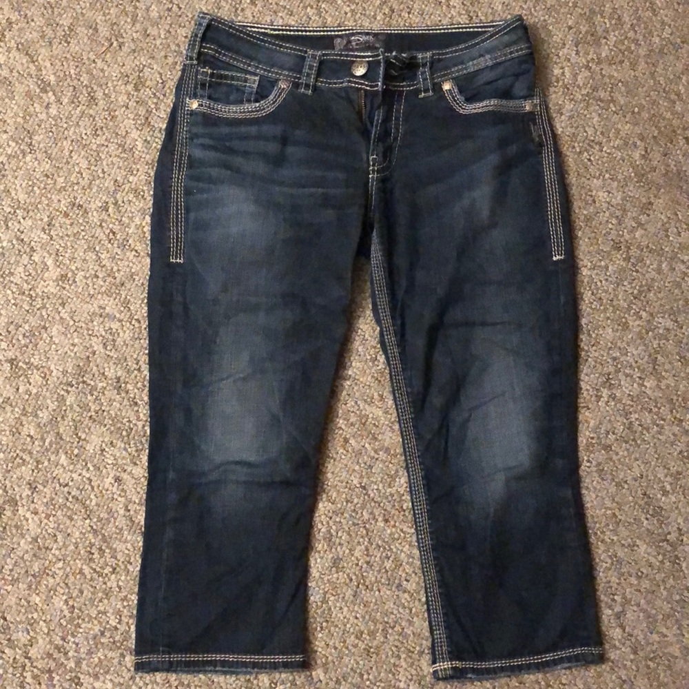 Silver Capris Size 29 Waist